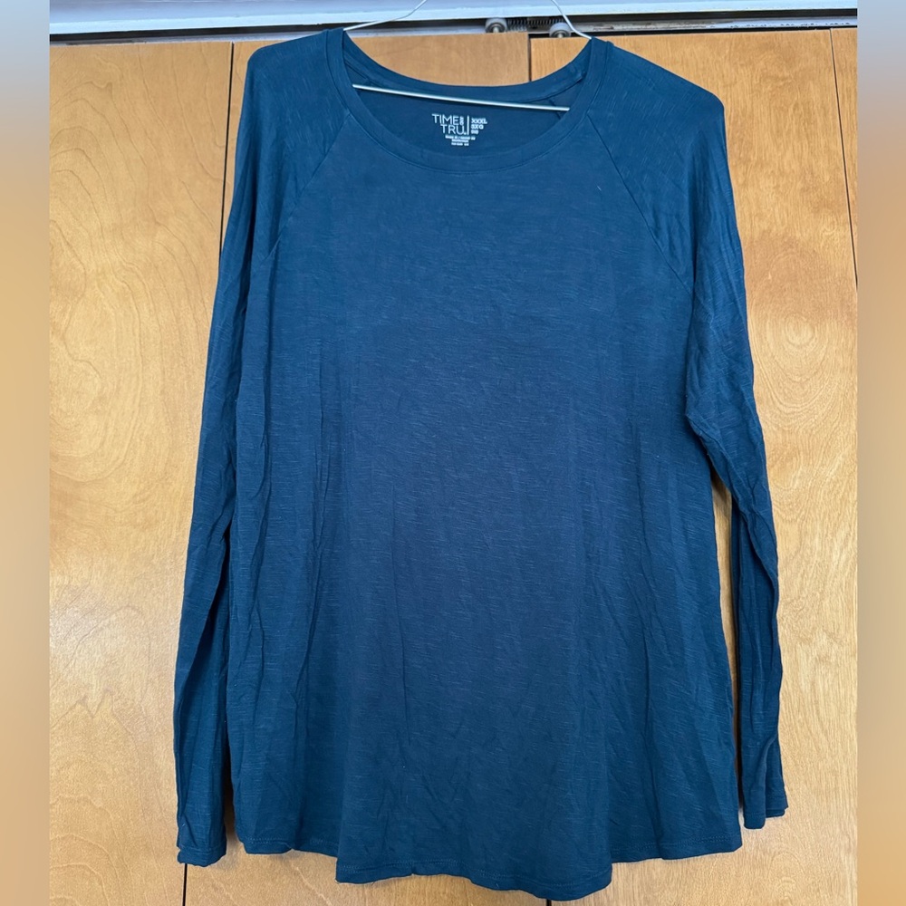 CLEARANCE Time and Tru Purple Long Sleeve Tee